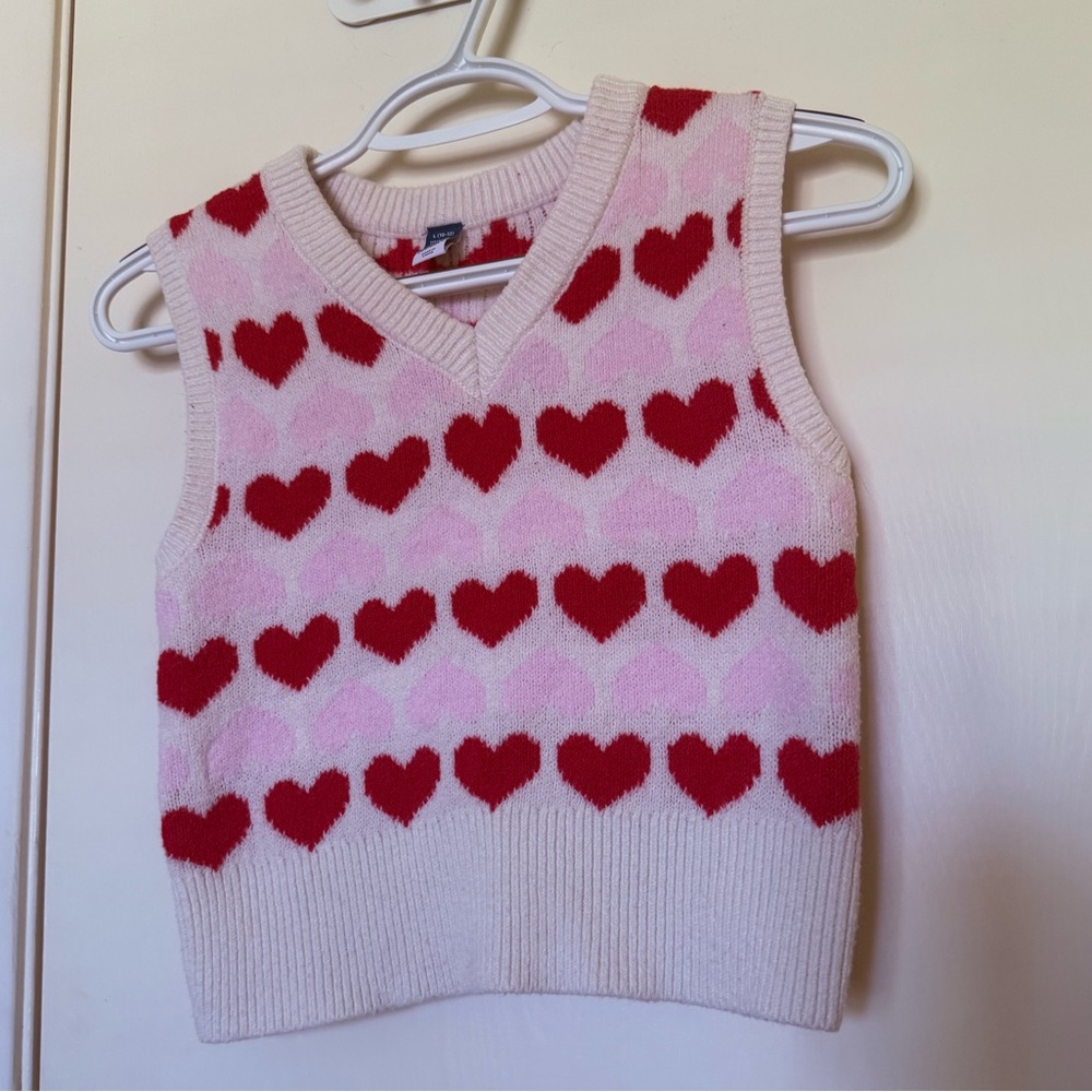 Girls heart vest